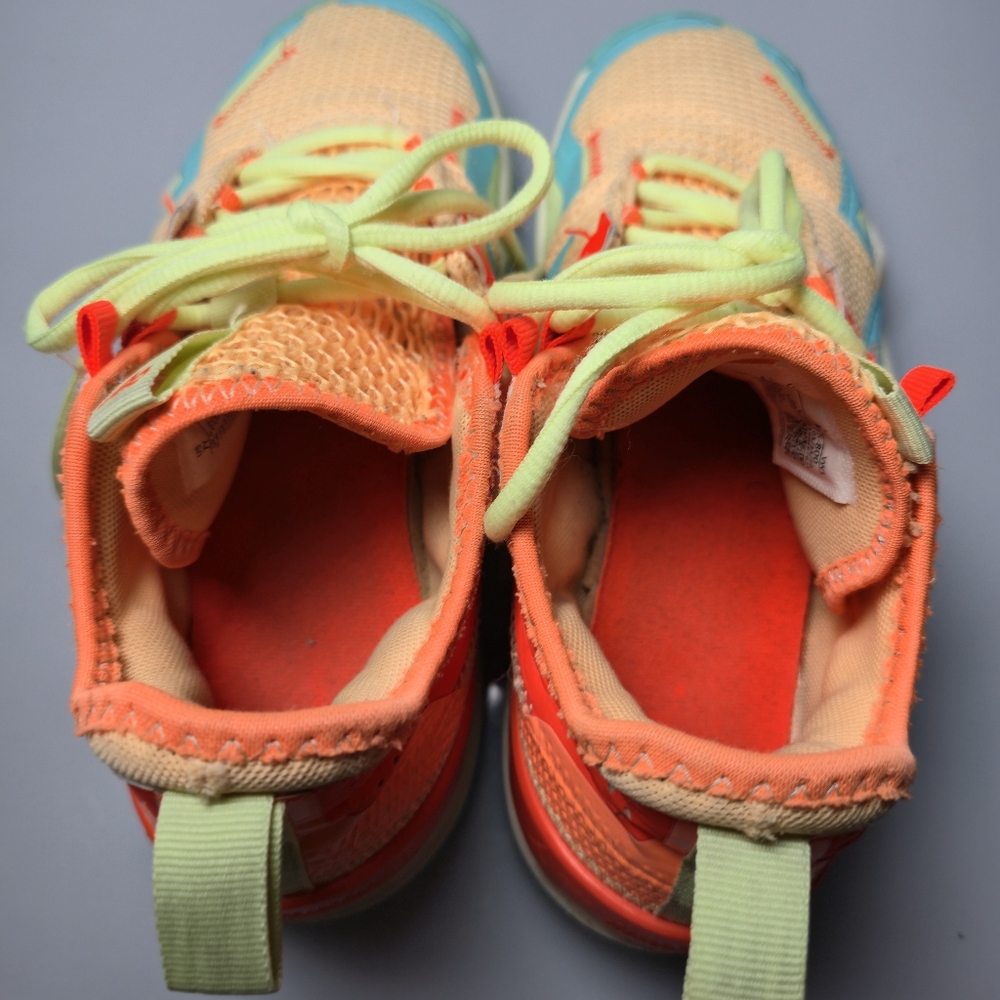 Jordan Westbrook One Take Mango Aqua Woman's Size 8.5 Tag Reads 7Y - Picture 11 of 17